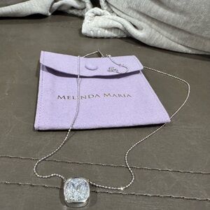 Melinda Maria Silver Hello Flawless Necklace